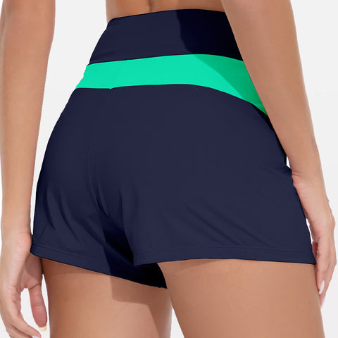 Beautikini Period Swimwear 3" Wide Waistband Quick Dry Swim Shorts