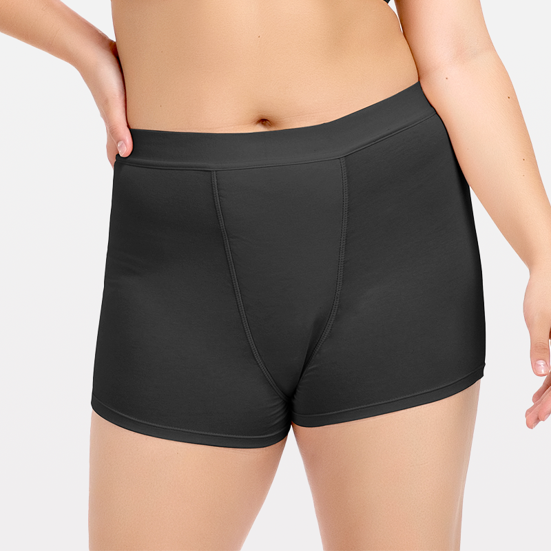 【1 ORDER 3 SIZES】Beautikini Stretch Seamless Heavy Flow Boyshort Period Underwear