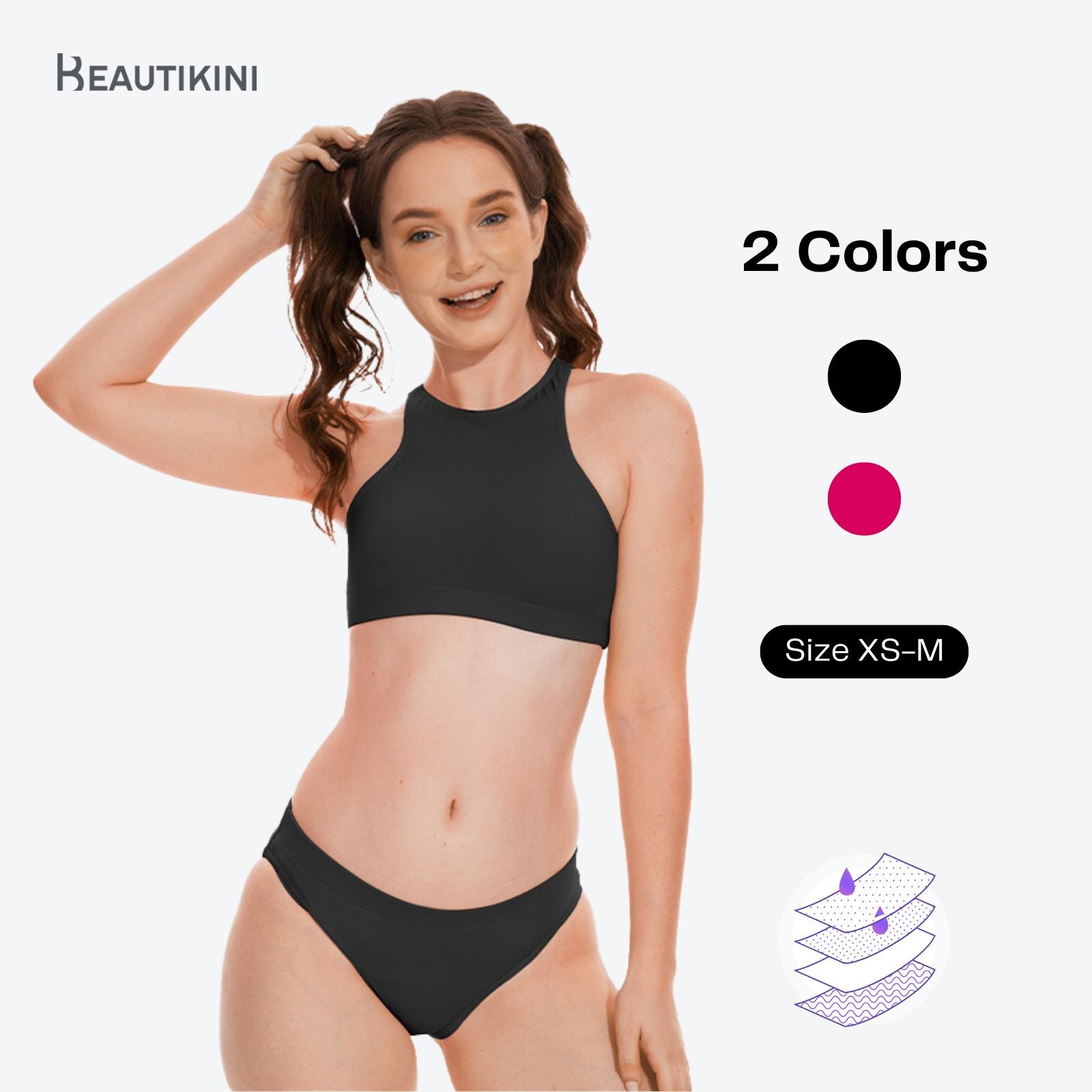 Beautikini Period Swimwear Two Piece