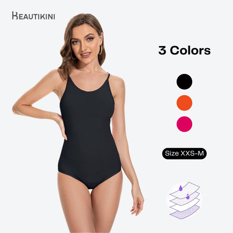 Beautikini One Piece Leakproof Period Swimwear