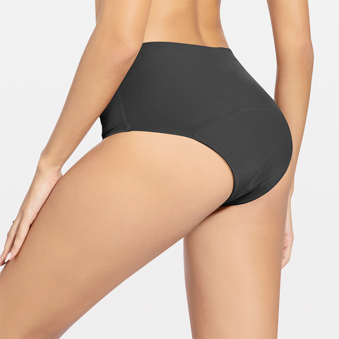 【1 ORDER 3 SIZES】Beautikini Stretch Seamless Mid High Waisted Period Underwear