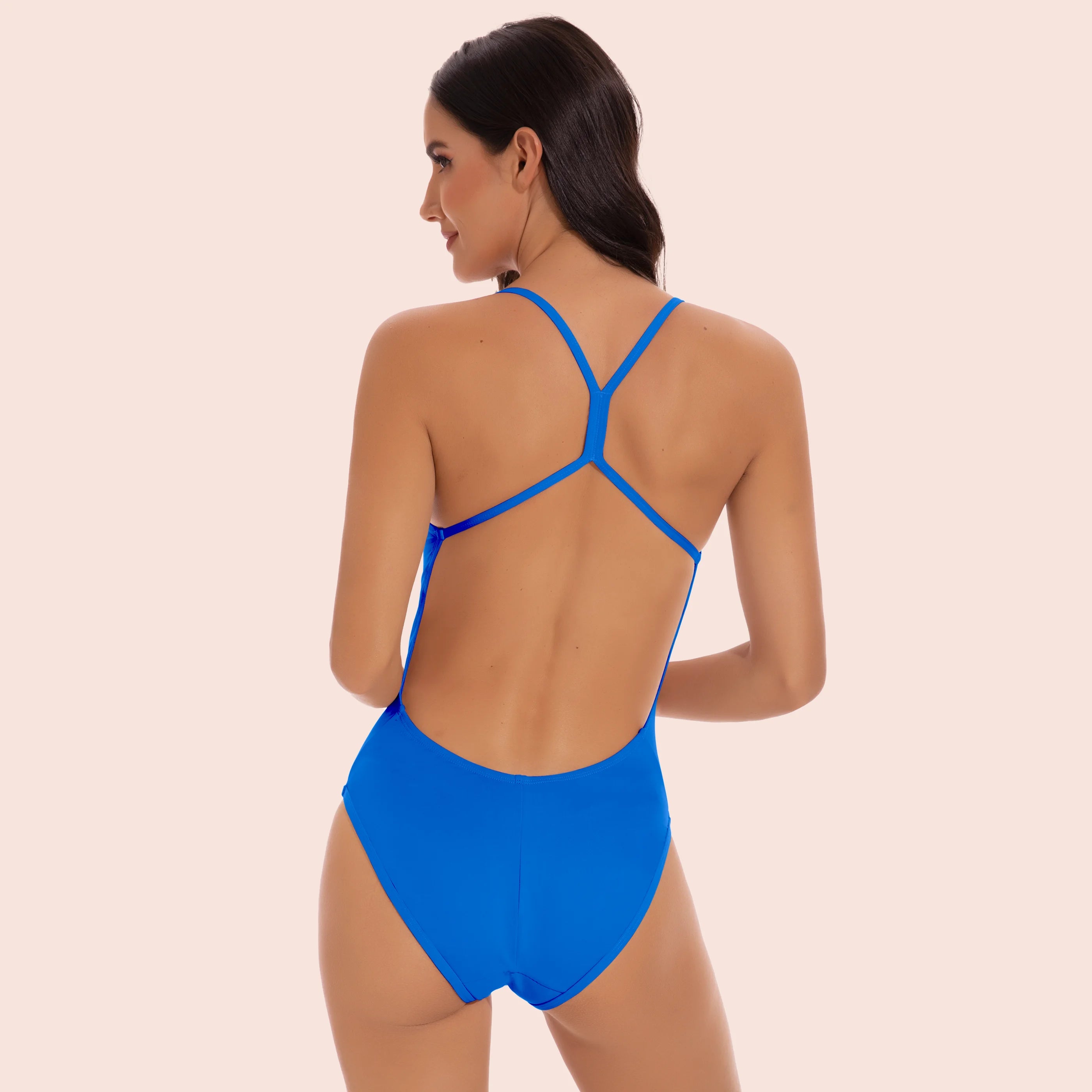 Beautikini Period Swimwear One Piece Swimsuit Racerback Training Bathing Suit