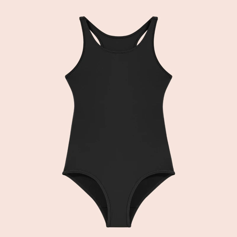 Beautikini One Piece Leakproof Period Swimwear for Teens Girls