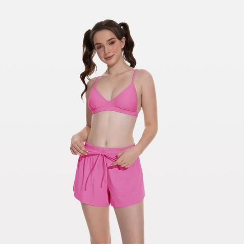 Pantalones cortos deportivos 2 en 1 con parte inferior de natación Beautikini Period