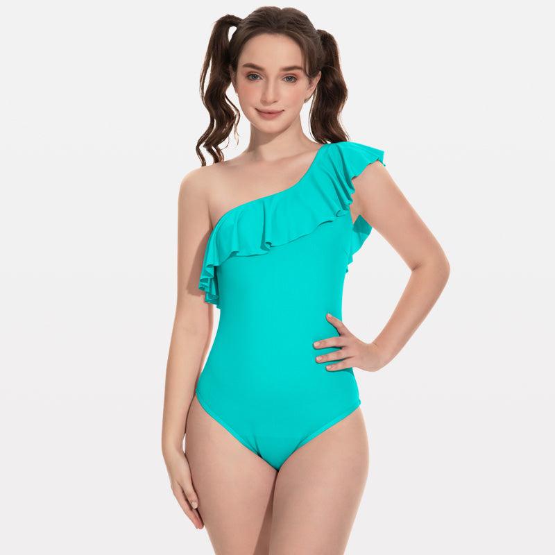 Beautikini One Piece One Shoulder Leakproof Period Swimwear