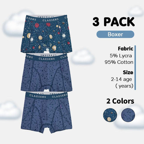 Boys' Boxer Shorts 3-Pack