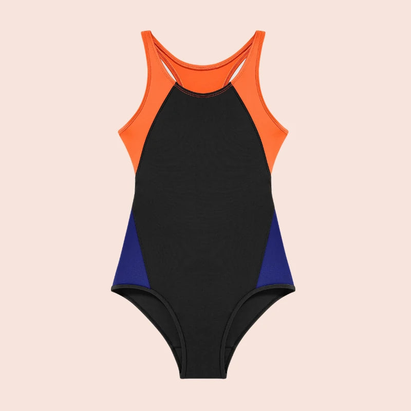 Beautikini One Piece Period Swimwear for Teens Girls