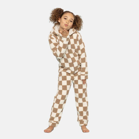 Junior Long Sleeve Loungewear Set - Winter Sky & Fun Patterns