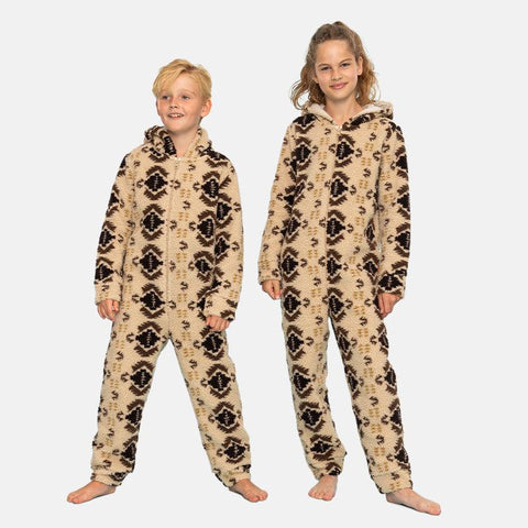 Junior Long Sleeve Loungewear Set - Winter Sky & Fun Patterns