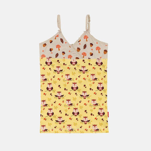 Girls' Owl & Moth Singlet 2-Pack