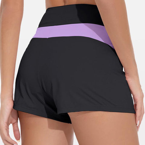 Beautikini Período de banho Shorts de banho de secagem rápida com cintura larga de 3"