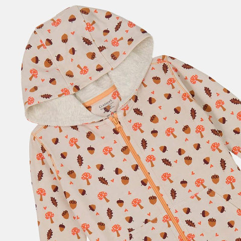 Girls' Long Sleeve French Terry Onesie - Pink