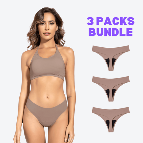 【1 pedido 3 tamanhos】 Roupa íntima de período tanga Beautikini