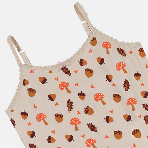 Girls' Mushroom & Panther Singlet 2-Pack