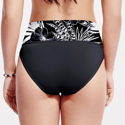 Bas de maillot de bain menstruel taille haute Beautikini