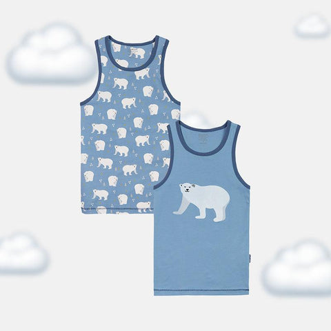 Boys' Sleeveless Singlet 2-Pack