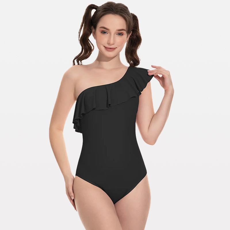 Beautikini One Piece One Shoulder Leakproof Period Swimwear