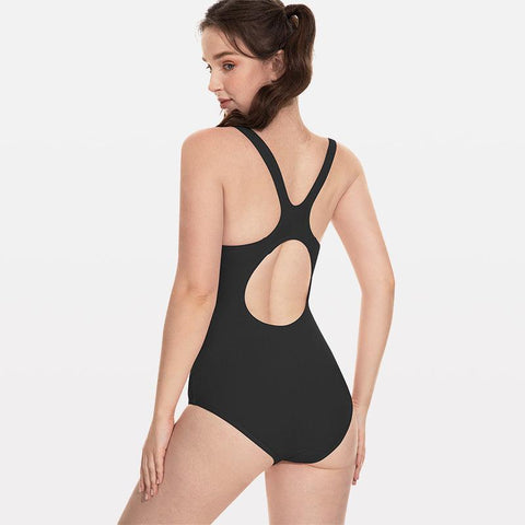 ชุดว่ายน้ำช่วงเวลา Beautikini ชุดว่ายน้ำฝึกซ้อม One Piece Racerback