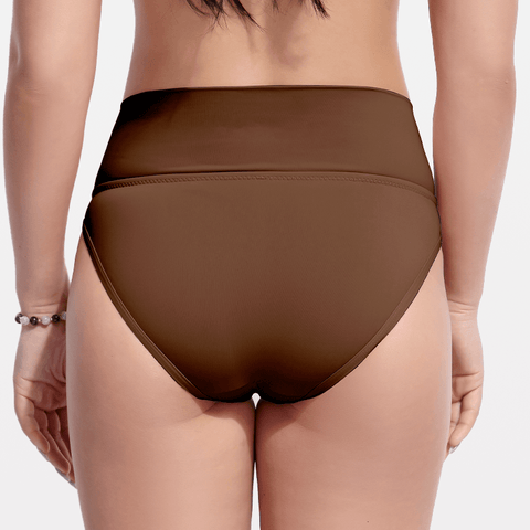 Bas de maillot de bain menstruel taille haute Beautikini