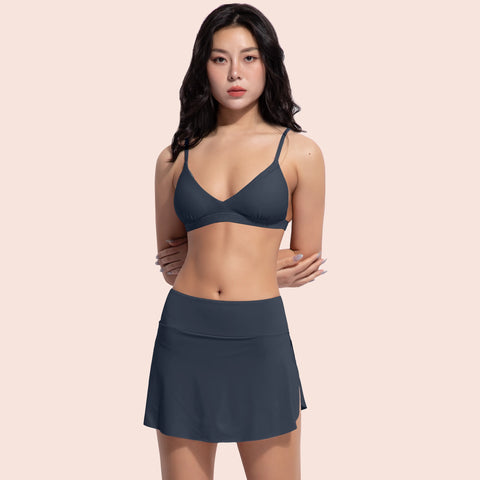 Beautikini Mid Waist Swim Skirt Period Swimwear