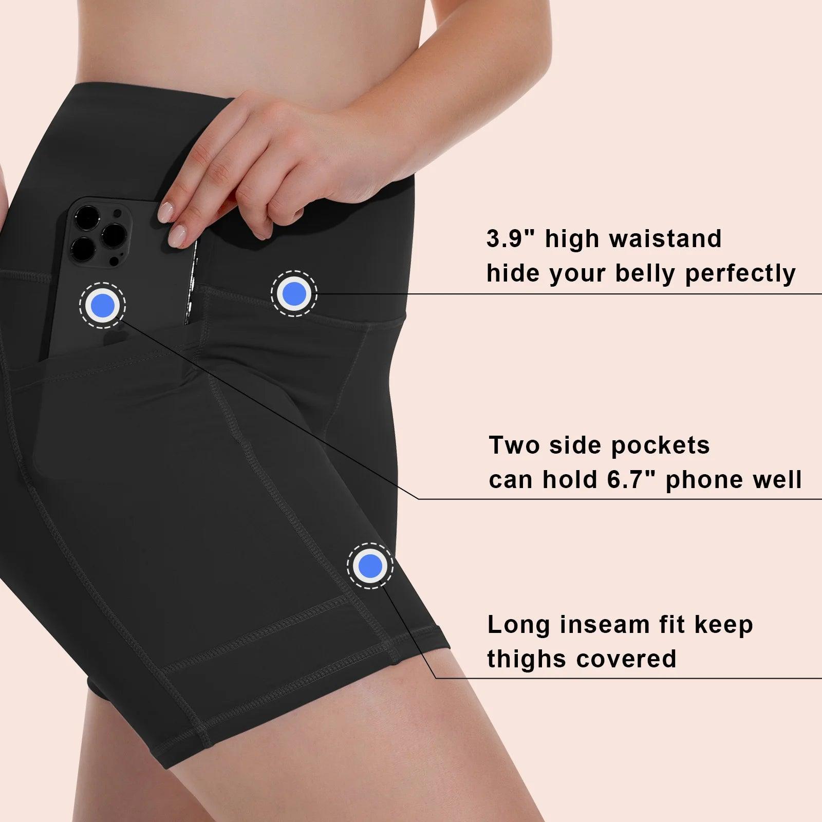 Beautikini Period Swimwear Board Shorts with Pockets