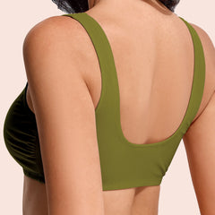 Beautikini Sports Scoop Neck Push up Bikini Top
