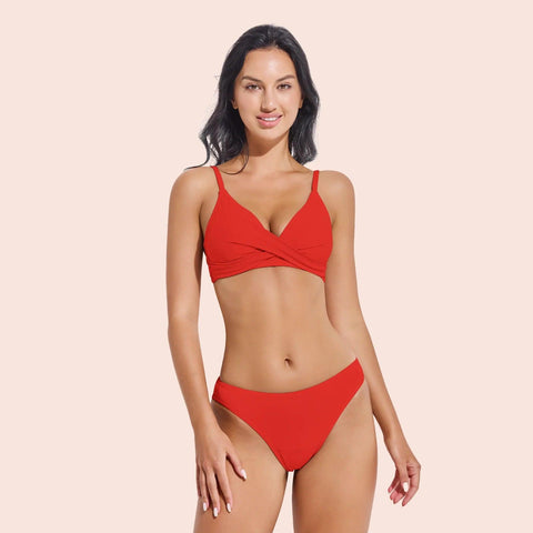 Bas de maillot de bain menstruel taille basse Beautikini 