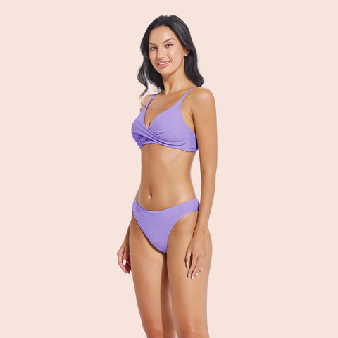 Bas de maillot de bain menstruel taille basse Beautikini 