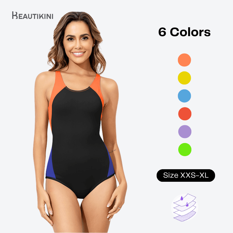 Beautikini One Piece Period Swimwear for Teens Girls