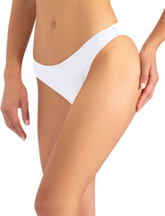 Beautikini Women's Cheeky Brazilian Cut Swim Bottoms Low Waist Bikini Bottom