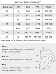 Beautikini Women's Bikini Swimsuits Two Piece Bathing Suits Halter Push Up Bikini High Waisted Full Coverage Bottoms